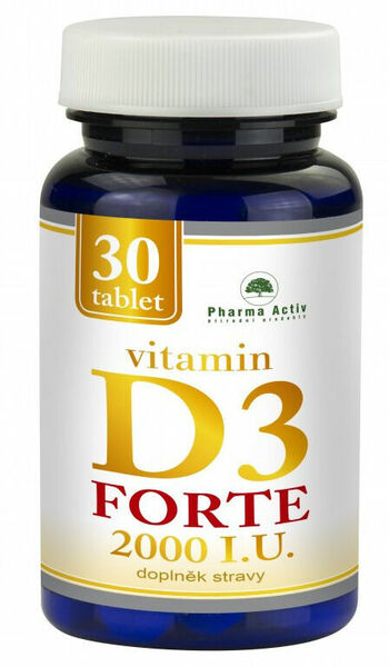 Pharma Activ Vitamín D3 FORTE 2000 I.U. 30 tablet porovnat ceny