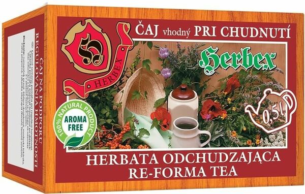 HERBEX Čaj na hubnutí 20x3g nálev.sáčky porovnat ceny