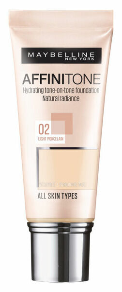 Maybelline Affinitone make-up odstín 02 Light Porcelain 30ml porovnat ceny