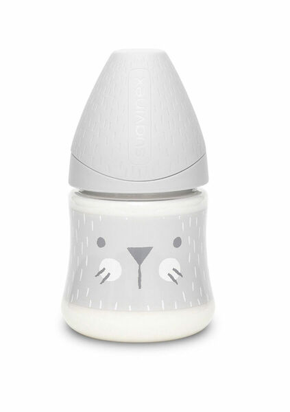Suavinex Premium Hygge Láhev 0m+ 150 ml 1 ks vousky šedá porovnat ceny