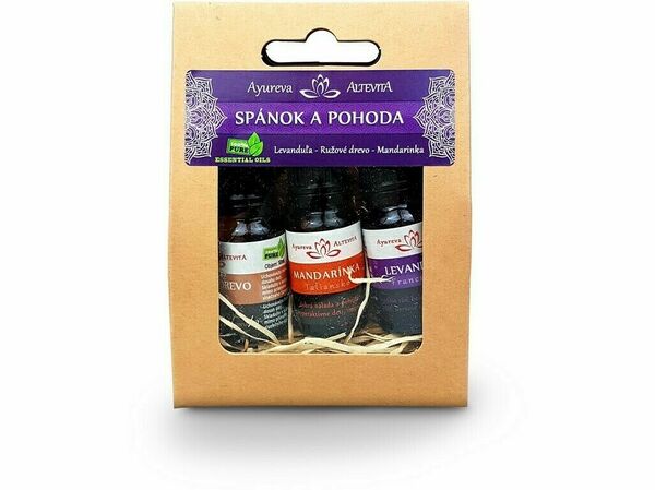 Altevita Esenciální oleje set Spánek a Pohoda 3x10ml porovnat ceny