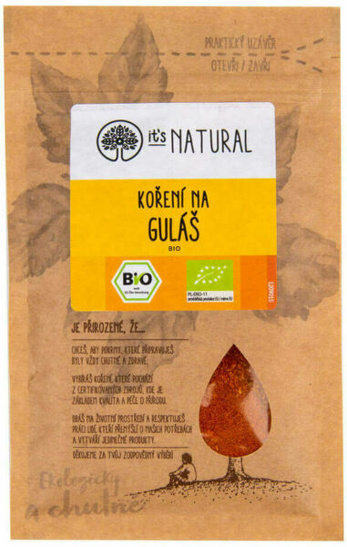 It’s NATURAL Koření na guláš BIO 25g porovnat ceny