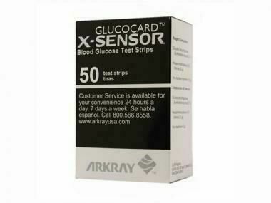 X-Sensor  Test.proužky GLUCOCARD X-METER SENSORS 50ks porovnat ceny