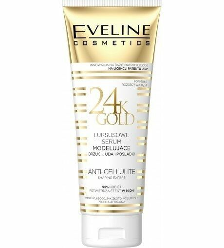 Eveline Cosmetics  Eveline Slim Therapy 24k Gold modelující sérum na břicho, stehna a hýždě 250ml porovnat ceny