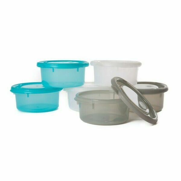 Bo Jungle misky s víčky Bowls Blue/White/Grey 300ml (6ks) porovnat ceny