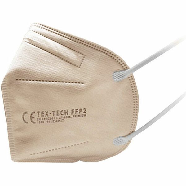 TEX-TECH FFP2 Premium 10 kusů respirátor béžový porovnat ceny