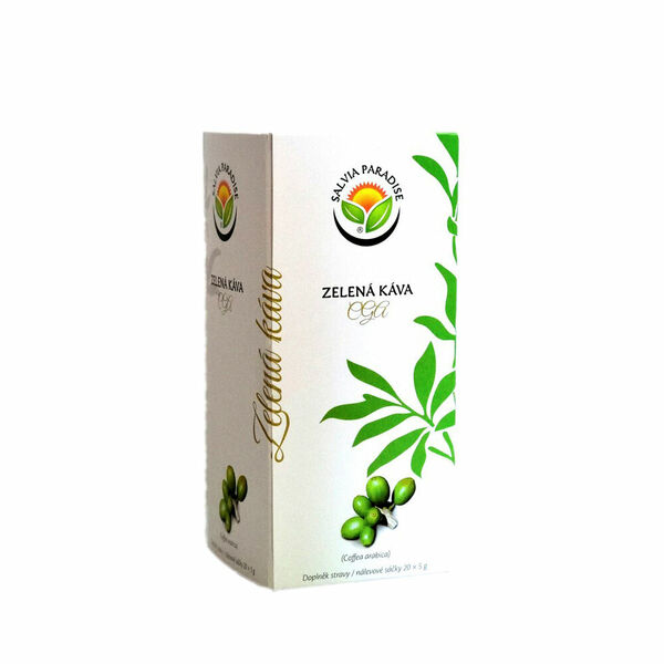 SALVIA PARADISE Zelená káva CGA n. s. 20 x 5 g porovnat ceny