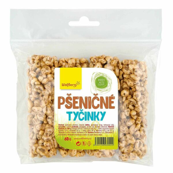 Wolfberry Pšeničné tyčinky 4ks/cca 62g porovnat ceny
