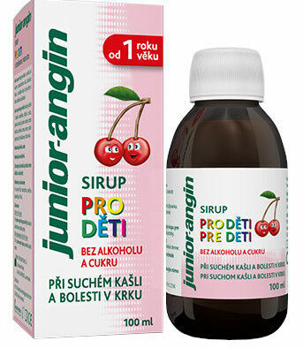 Junior-angin sirup pro děti 100ml porovnat ceny