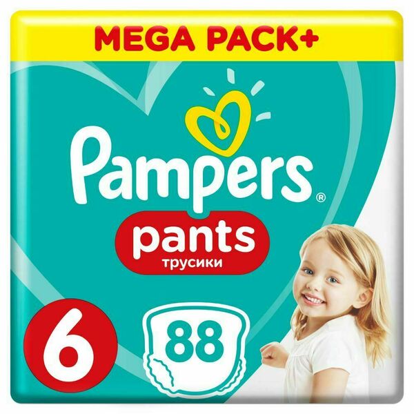 Pampers Pants S6 88ks, 15+kg porovnat ceny