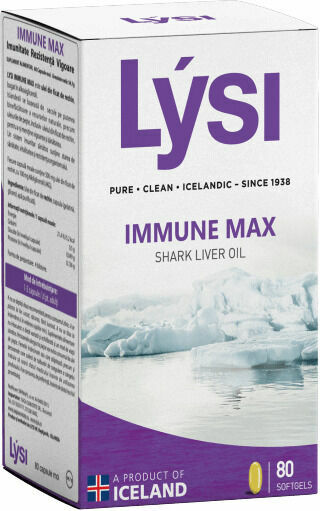 Lysi Olej ze žraločích jater Immune max 80 kapslí porovnat ceny