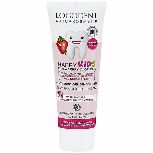 LOGONA LOGODENT dětský zubní gel jahoda 50 ml porovnat ceny