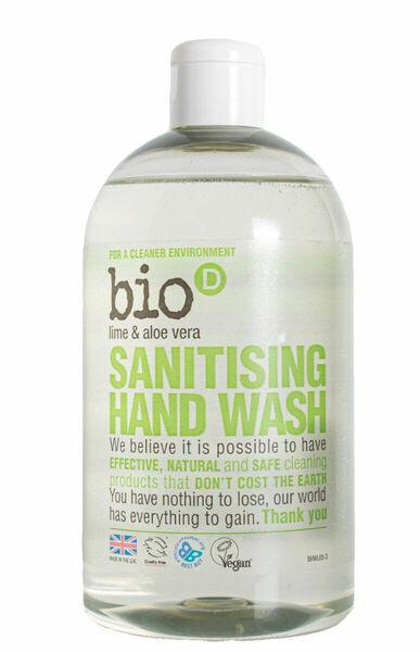 Bio d Tekuté dezinfekční mýdlo na ruce limetka+Aloe pumpička 500 ml porovnat ceny
