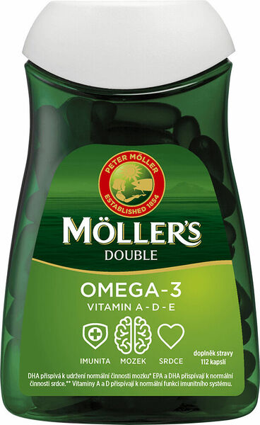 Mollers Omega 3 Double 112 kapslí porovnání ceny