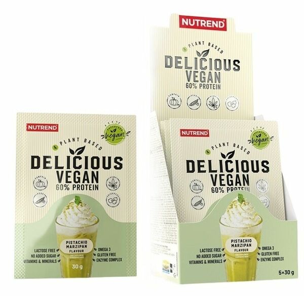 Nutrend Delicious Vegan 60% Protein pistácie - marcipán 5x30g porovnat ceny