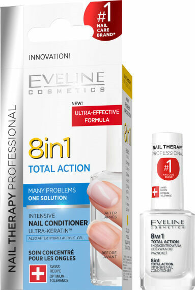 Eveline Cosmetics  EVELINE SPA Nail Total 8v1 kondicionér nehty 12ml porovnat ceny