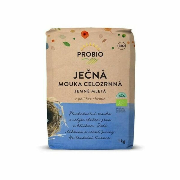 PROBIO Mouka ječná celozrnná jemně mletá 1 kg BIO porovnat ceny