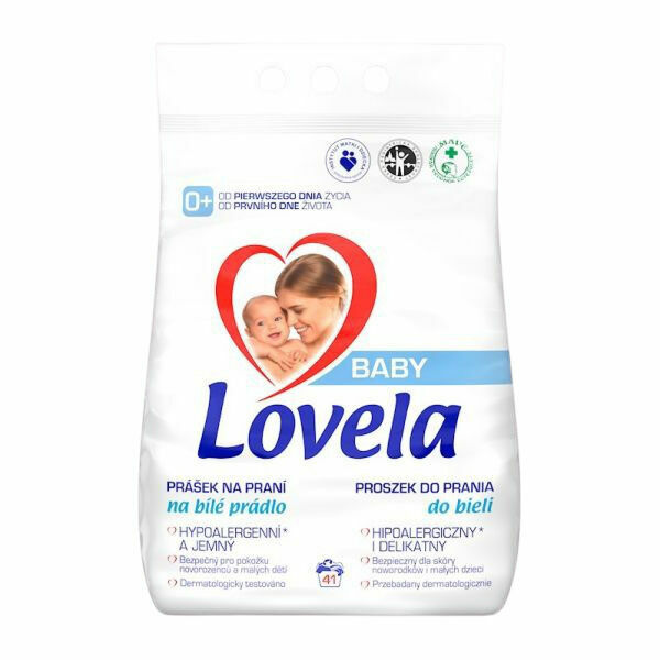 Lovela Baby prášek na praní na bílé prádlo 4,1kg porovnat ceny