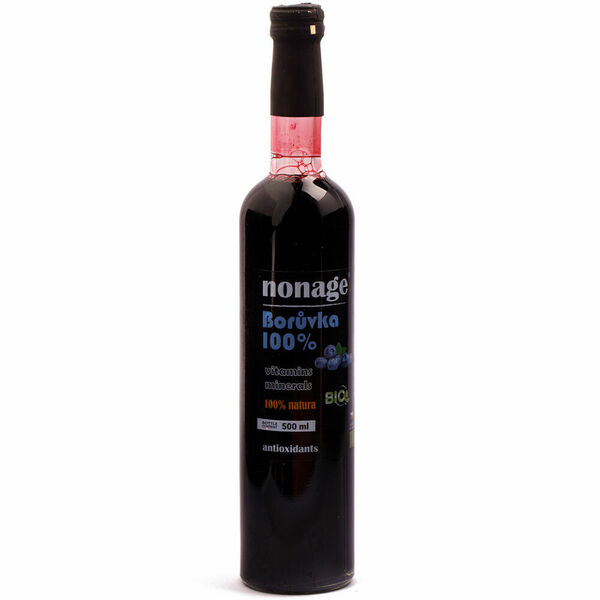 NONAGE Borůvka 100% juice 500 ml BIO porovnat ceny