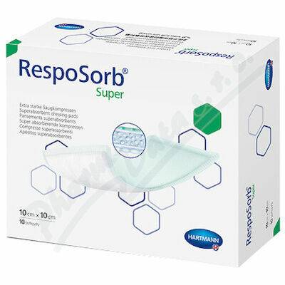 KRYTÍ SUPERABSORBČNÍ RESPOSORB SUPER 10X10CM,10KS porovnat ceny
