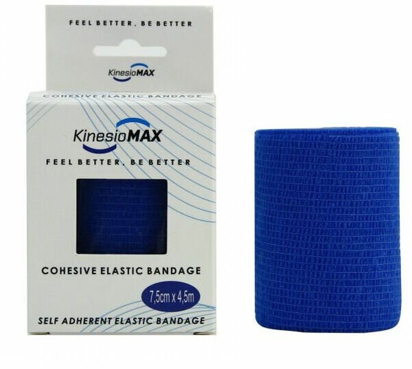 KinesioMAX Cohesive elast.samofix.7.5cmx4.5m modré porovnat ceny