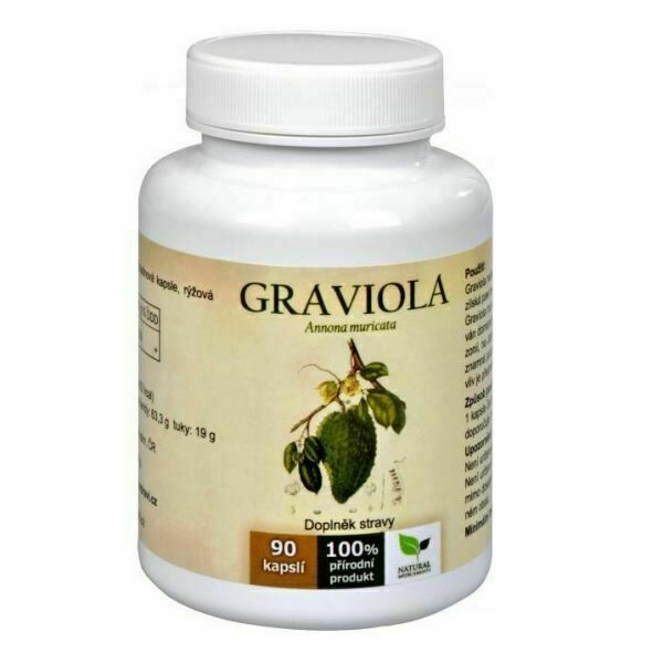 Natural Medicaments Graviola 90 kapslí porovnat ceny