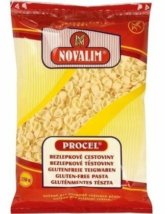 Novalim Bezlepkové těstoviny PROCEL mušle 250g porovnat ceny