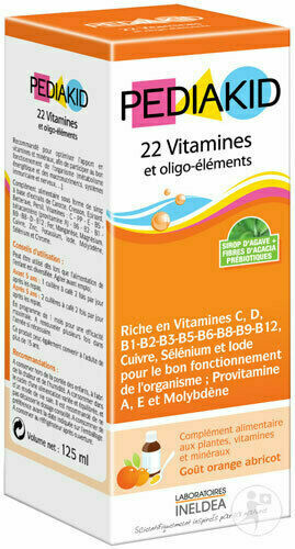 PEDIAKID 22 Vitamínů 125ml porovnat ceny
