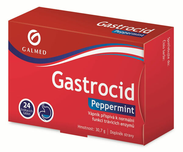 Galmed Gastrocid žvýkací tablety 24 ks porovnat ceny