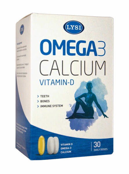 Lysi Omega 3+D, kalcium na 30dní porovnat ceny