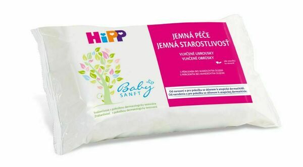 HiPP BABYSANFT Čistící vlhčené ubrousky 56ks porovnat ceny