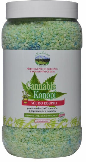 Herb Extract Relaxační sůl do koupele s konopím 1200g porovnat ceny