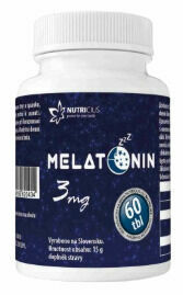 Nutricius Melatonin 3mg 60 tablet porovnat ceny