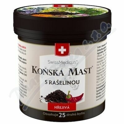Koňská mast s rašelinou hřejivá 250 ml porovnat ceny