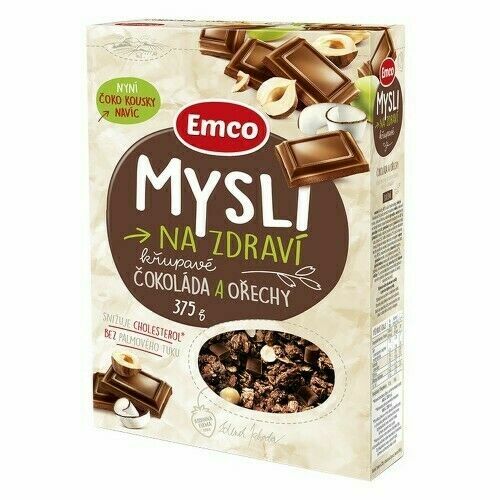 EMCO Mysli na zdraví čokoládové+lísk.ořechy 375g porovnat ceny