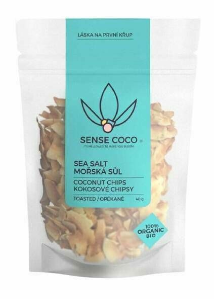 Sense Coco Bio kokosové chipsy slané 40g porovnat ceny