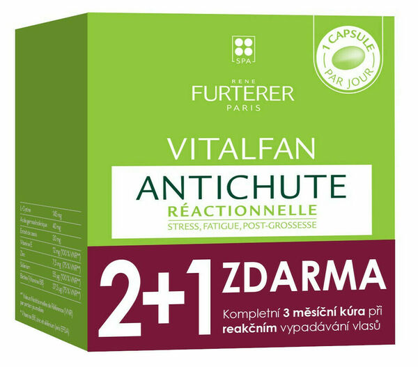 René Furterer Vitalfan Reakční vypadávání vlasů 90tobolek porovnat ceny