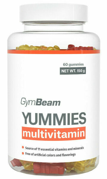 GymBeam Yummies Multivitamin 60 medvídků porovnat ceny