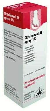 Clotrimazol AL Spray 1 % sprej 30ml porovnat ceny