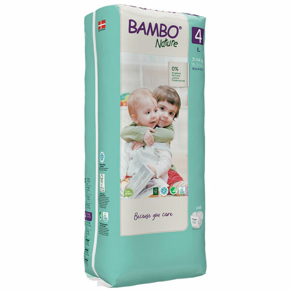 Bambo Nature 4 L 7-14kg 48ks porovnat ceny