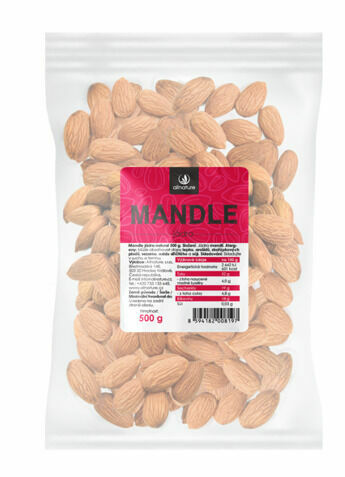 Allnature Mandle jádra 500g porovnat ceny