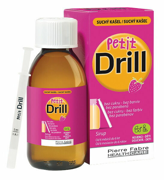 Petit Drill Sirup na suchý kašel 125ml porovnat ceny