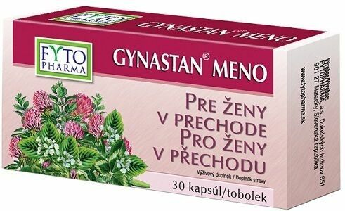 Fytopharma Gynastan Meno tobolky pro ženy v přechodu 30 tobolek porovnat ceny