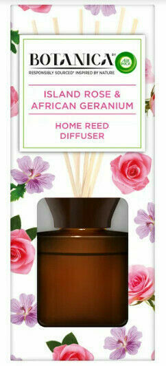 Airwick  Botanica by Air Wick Vonné tyčinky - Exotická růže a africká pelargónie 80ml porovnat ceny