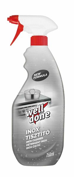 Well Done Inox čistič ploch z nerezavějící oceli, s rozprašovačem 750ml porovnat ceny