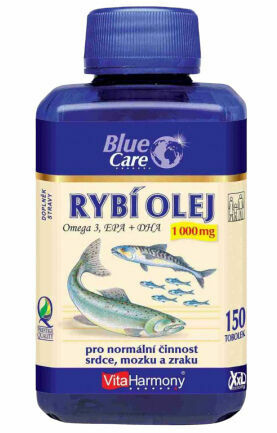 VitaHarmony Rybí olej Omega 3 1000mg XXL 150 tobolek porovnat ceny