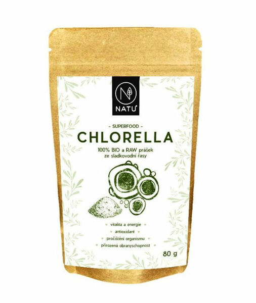 NATU Chlorella BIO prášek 80 g porovnat ceny