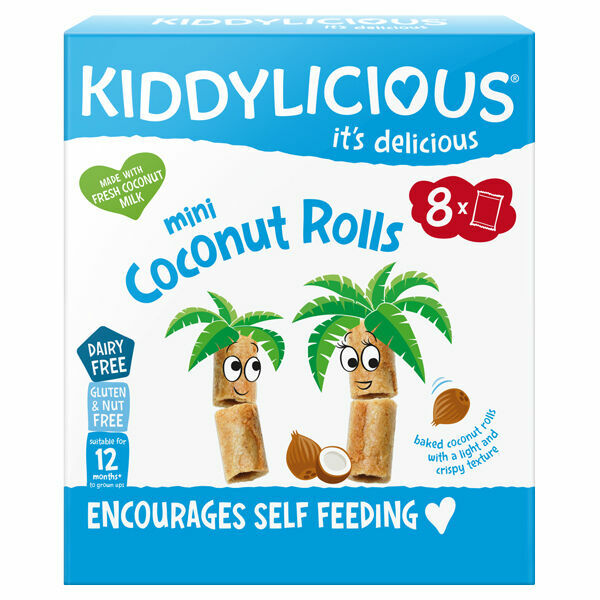 Kiddylicious Mini kokosové trubičky 54,4g porovnat ceny