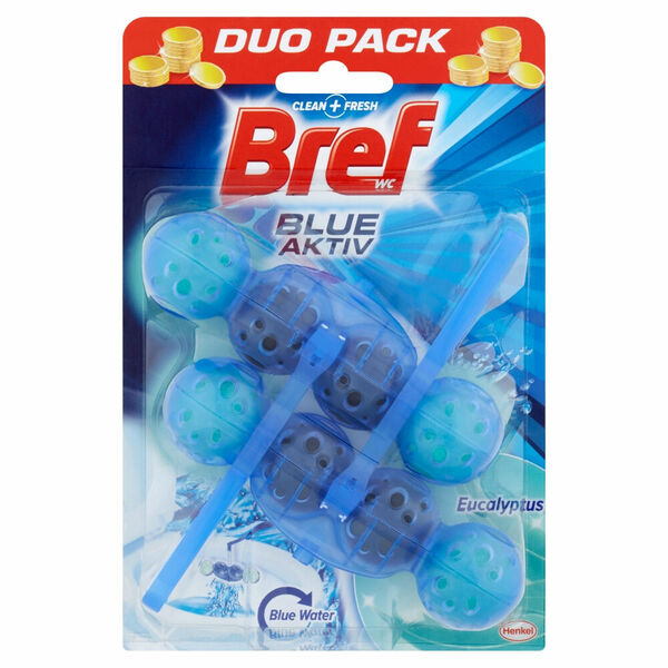 BREF Blue Aktiv Eucalyptus tuhý WC blok 2x50 g porovnat ceny