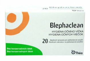 Blephaclean 20 sterilních tamponů porovnat ceny